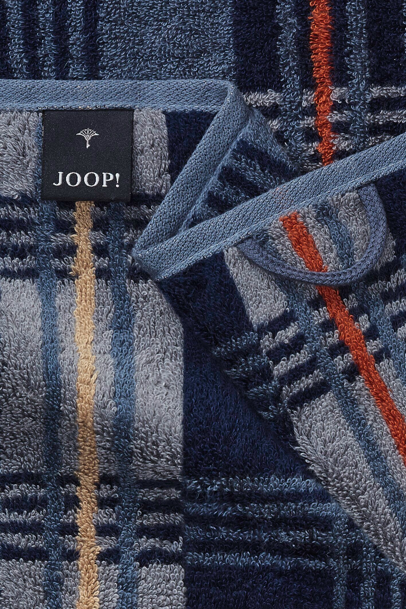 Joop! Duschtuch JOOP! - Duschtuch, Marine (1-St) LIVING Textil CHECKS