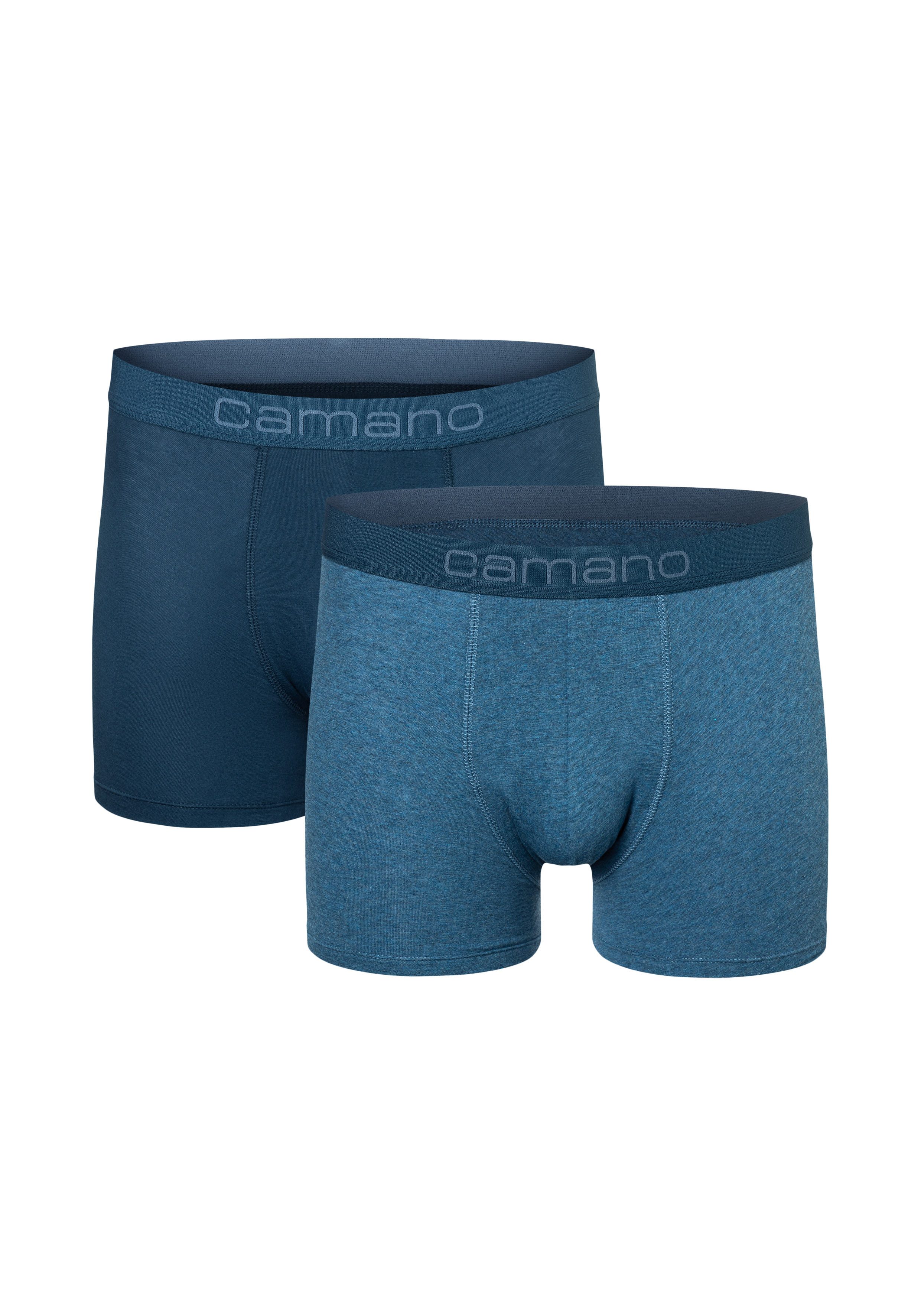 Camano Boxershorts comfort (2er Pack) mit elastischem Logobund