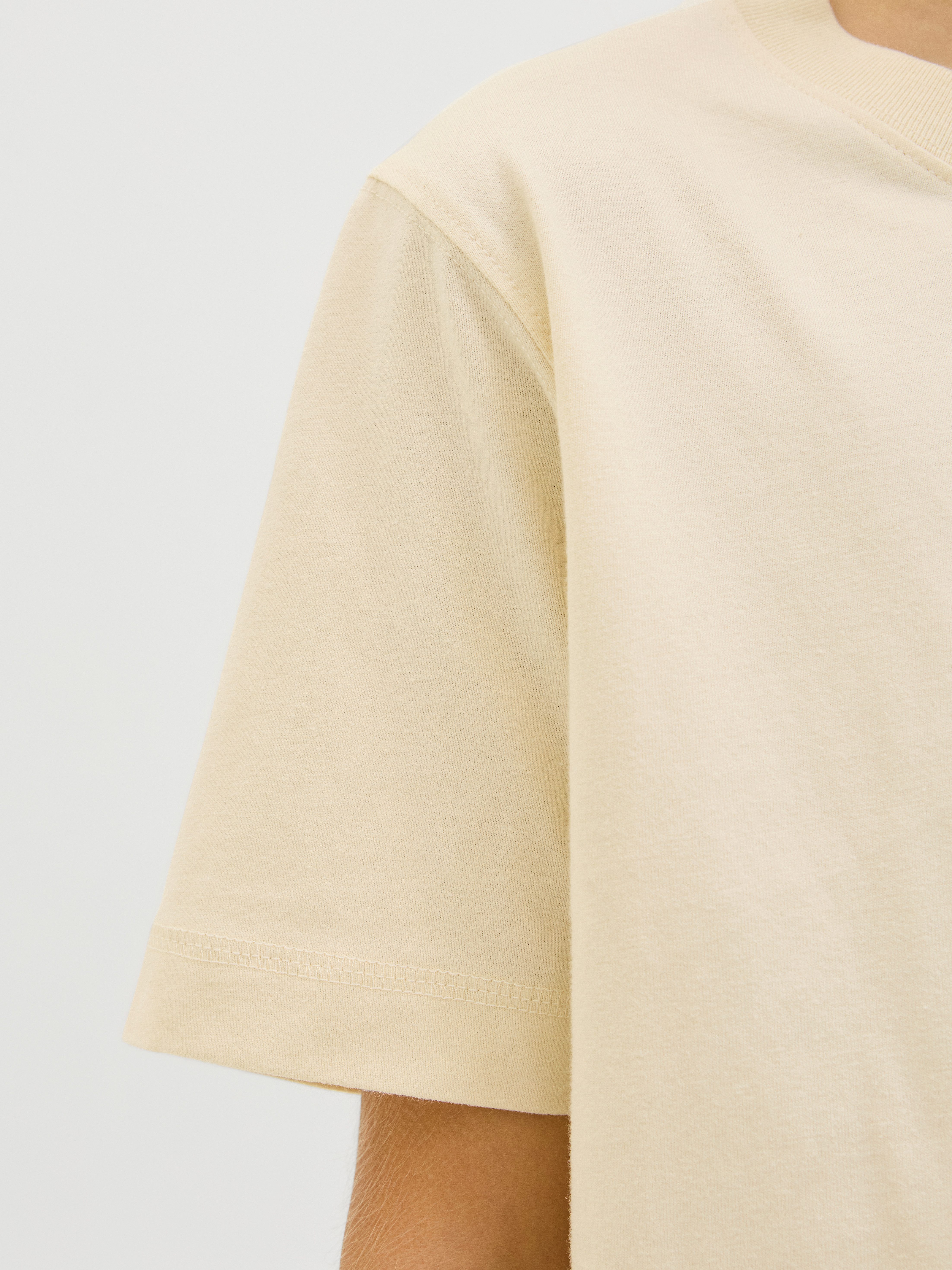 Jack & Jones Junior T-Shirt JORNORREBRO EMB TEE SS CN NOOS JNR Baumwolle, relaxed fit, Kurzarm