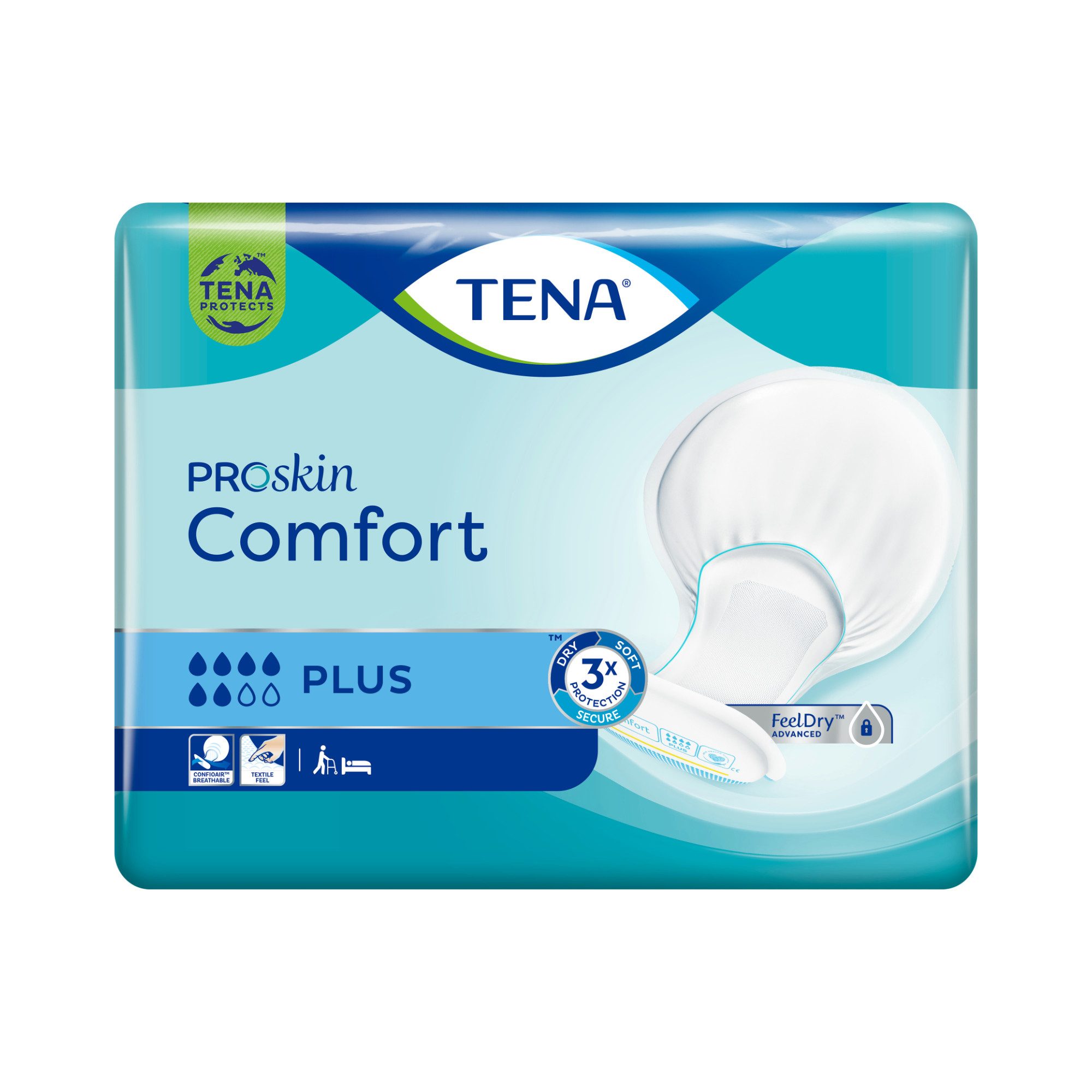 TENA Inkontinenz-Einlage TENA - ProSkin- Comfort - Extra & Plus, 92-St.