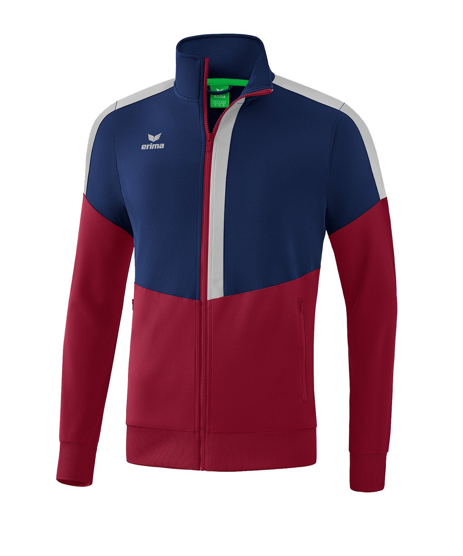 Trainingsjacke Erima blaurotgrau Squad Sweatjacke