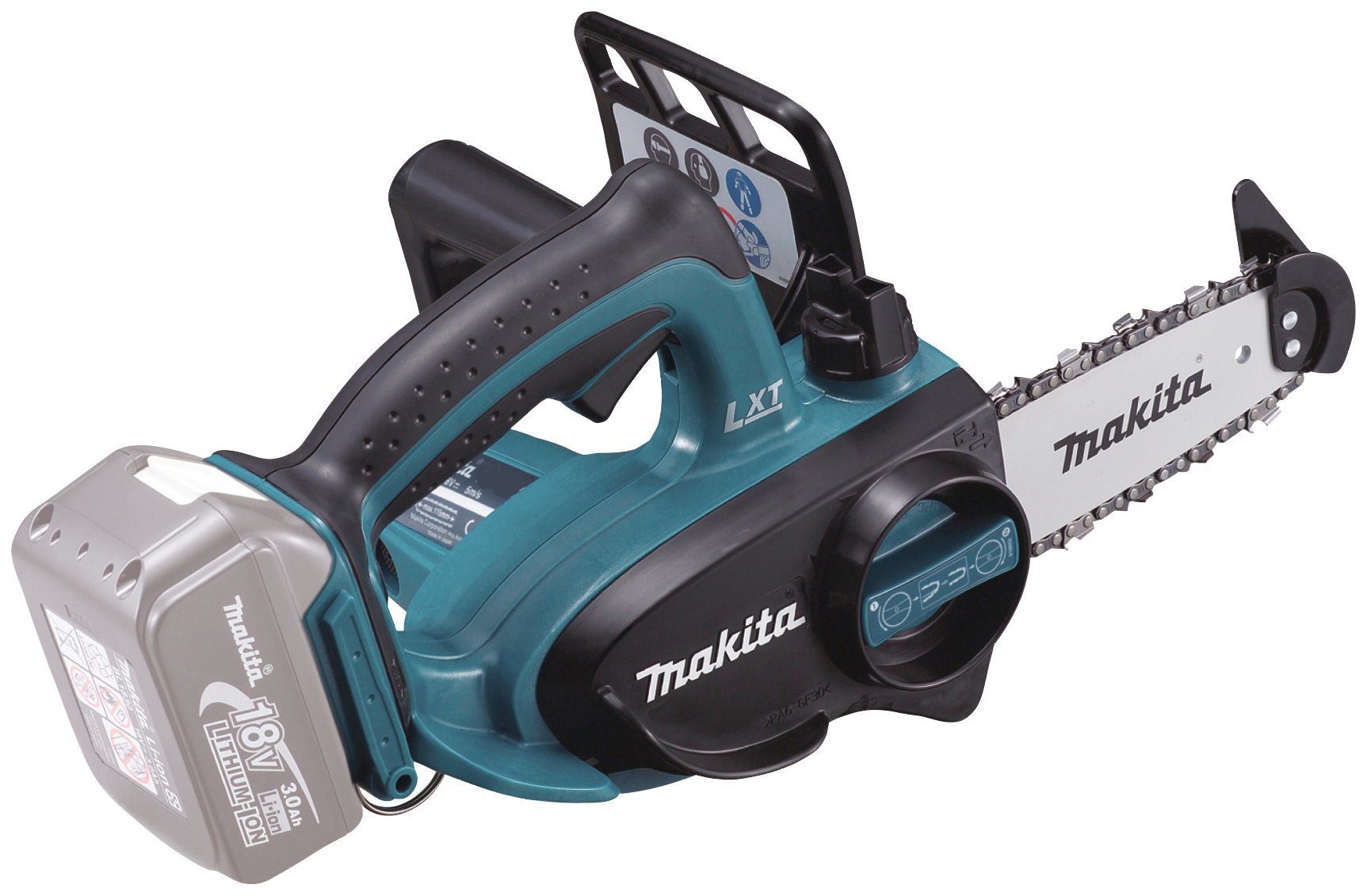 Makita Akku-Kettensäge DUC122, 11 cm Schwertlänge, 18V, 5 m/s, ohne Akku und Ladegerät