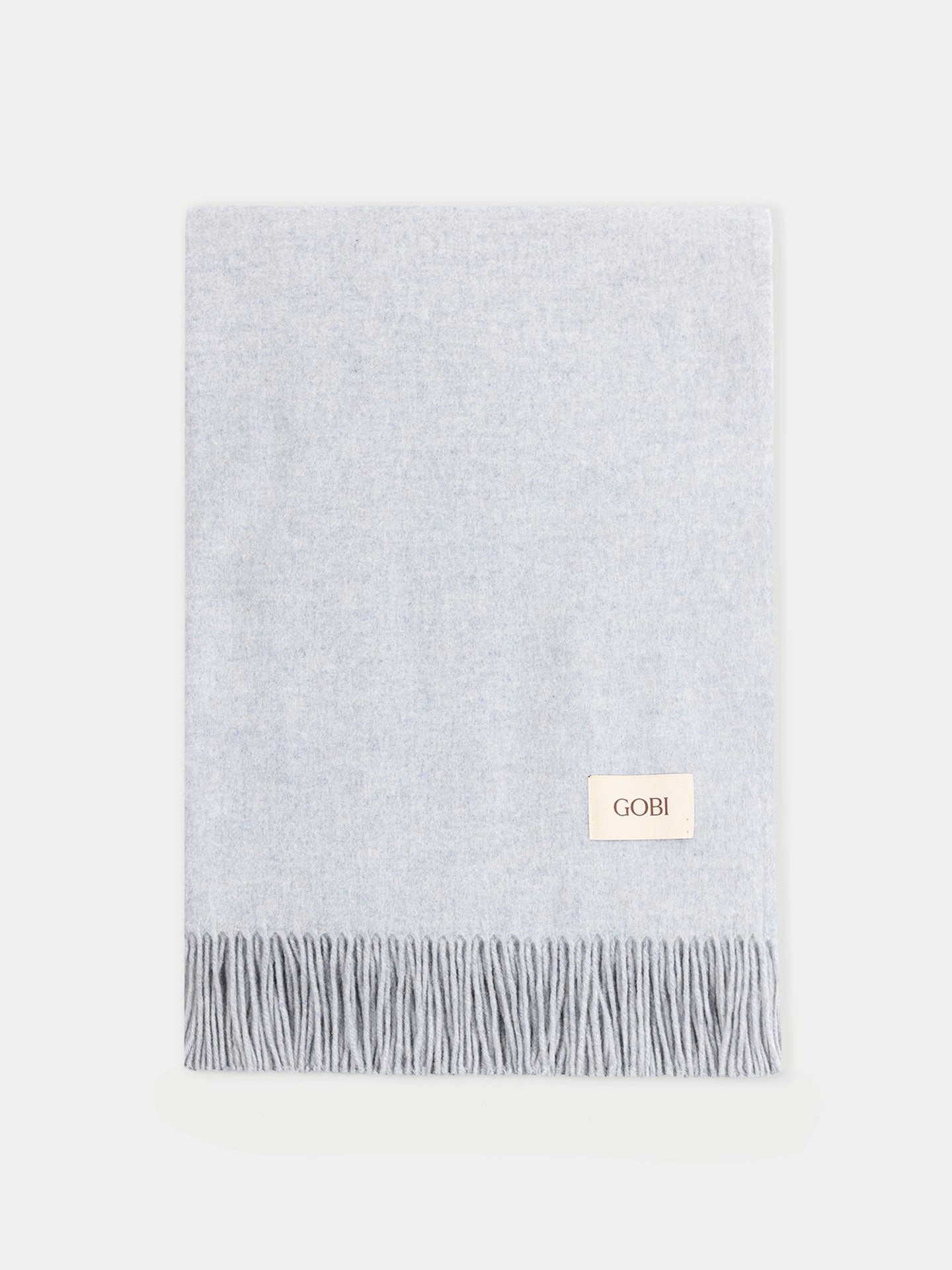 Wolldecke Große Decke mit Fransen, GOBI Cashmere