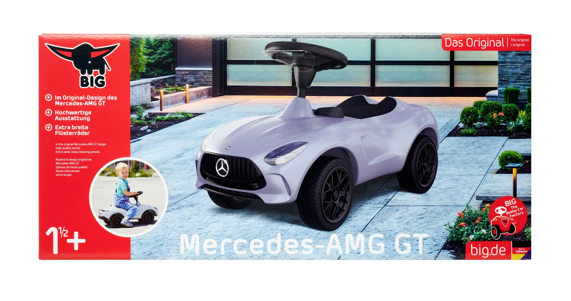 BIG Rutscherauto Mercedes-AMG GT, Made in Germany