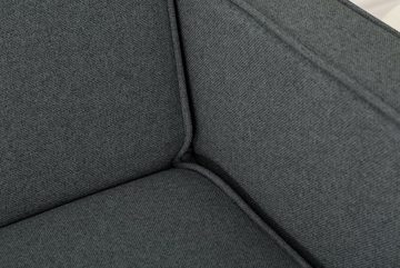 riess-ambiente Schlafsofa SCANDINAVIA 210cm anthrazit, 1 Teile, mit Bettfunktion