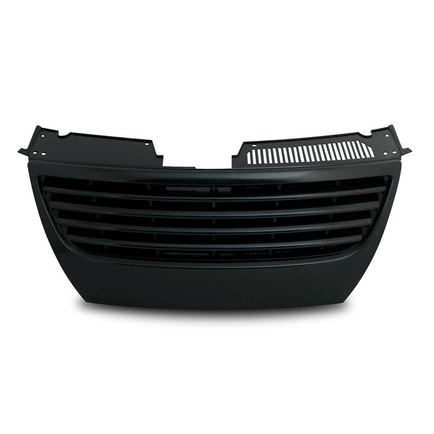 OMAC Frontstoßstange Kühlergrill Kühlergitter für VW Passat 3C B6 2005-2010 schwarz 1tlg, 1-St.