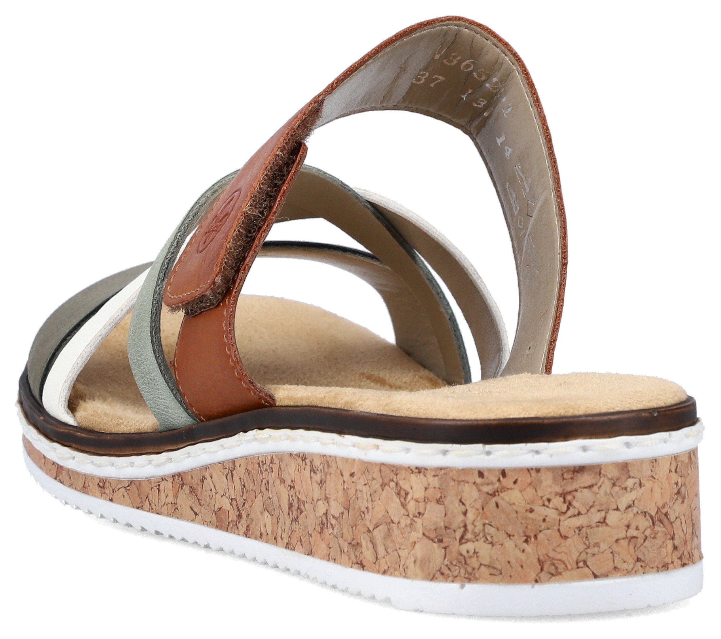 Rieker Pantolette, Keilabsatz, Sommerschuh, Schlappen mit günstig online kaufen