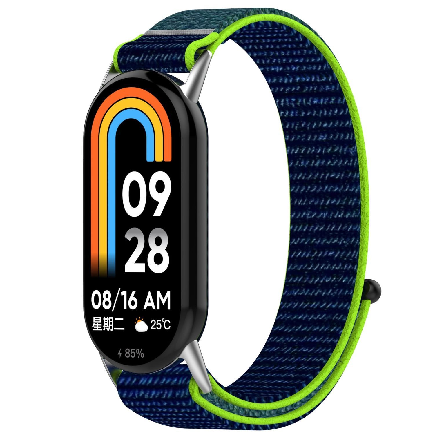 Wigento Smartwatch-Armband Für Xiaomi Smart Band 10 / 9 / 9 NFC Design Nylo günstig online kaufen
