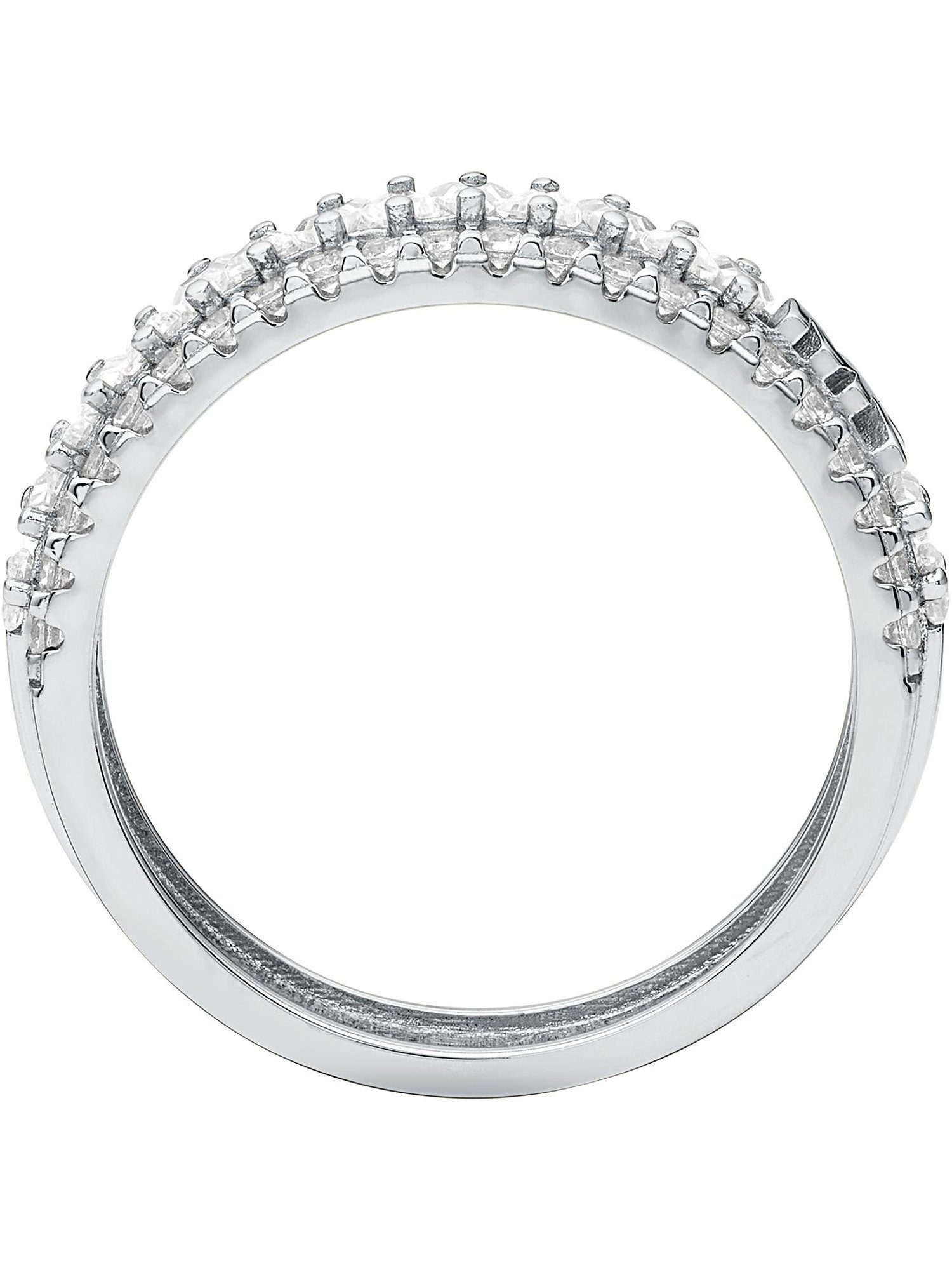 MICHAEL KORS Fingerring Michael Kors Damen-Damenring 925er Silber Zirkonia, Zirkonia