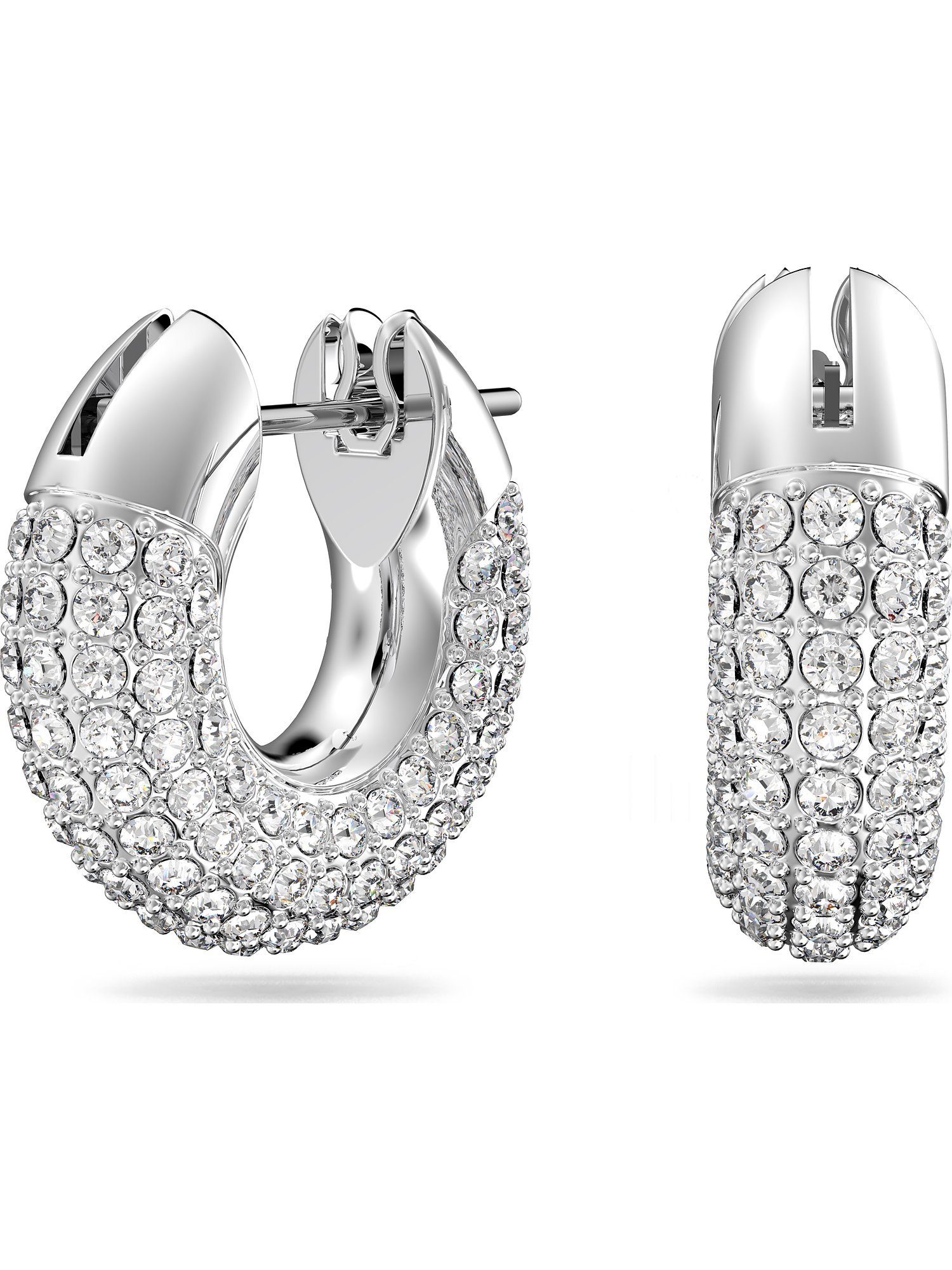 Paar Creolen Swarovski Damen-Creolen Metall Swarovski-Kristall
