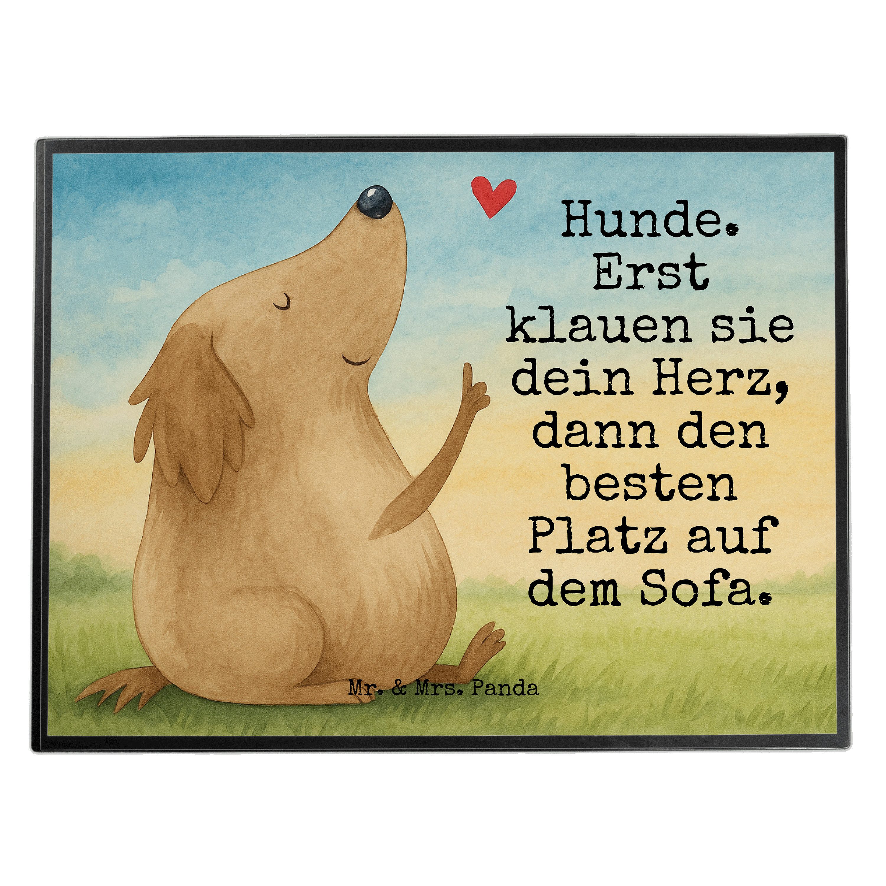 Schreibtischunterlage Hund Liebe Design, tischpad, Weiß, schreibtischunterlage, Schreibunte
