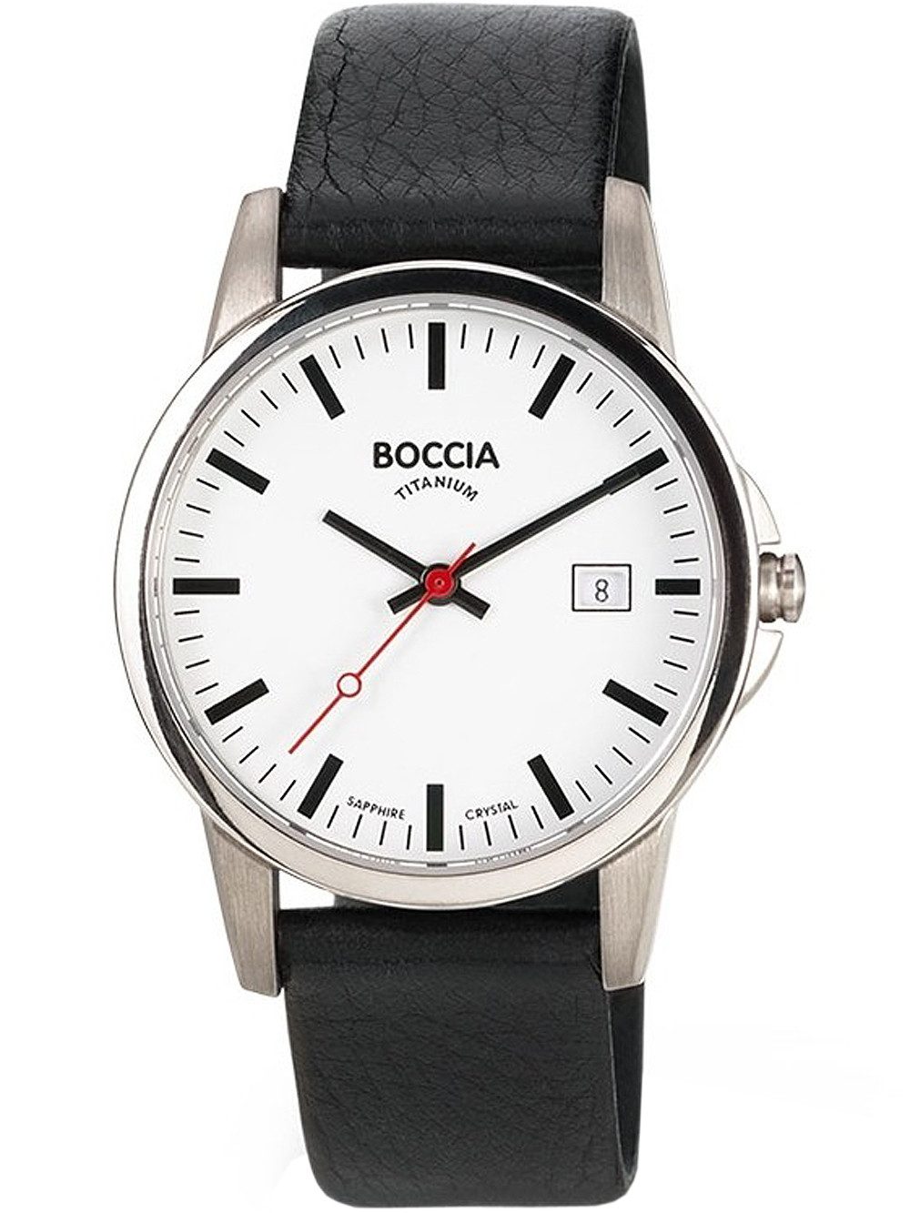 Boccia Quarzuhr Boccia 3625-05 Herrenuhr Titanium 36mm 5ATM Boccia 3625-05 Herrenuhr Titanium 36mm 5ATM