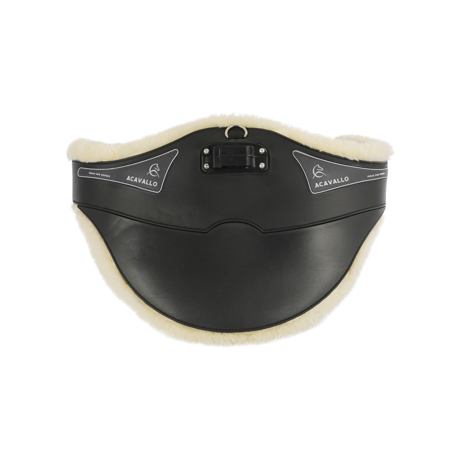 Acavallo Sattelgurte Acavallo Stollenschutzgurt PVC+Gel mit Eco-Wolle