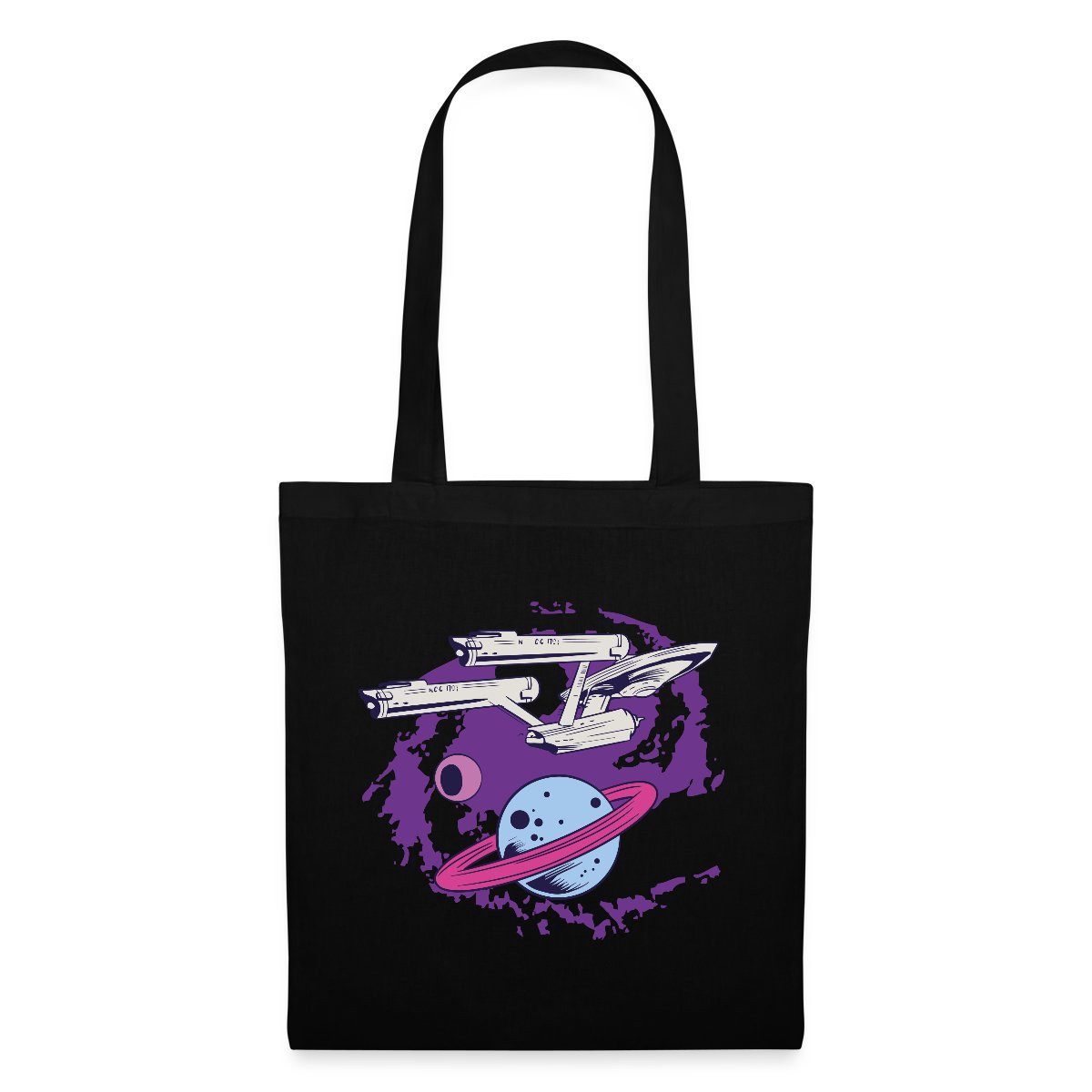 Henkeltasche Star Trek The Original Series Enterprise Planet Stoffbeutel