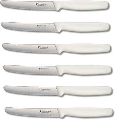 Victorinox Tafelmesser »6-tlg. Standard Weiß Tomatenmesser Brotzeitmesser Küchenmesser«