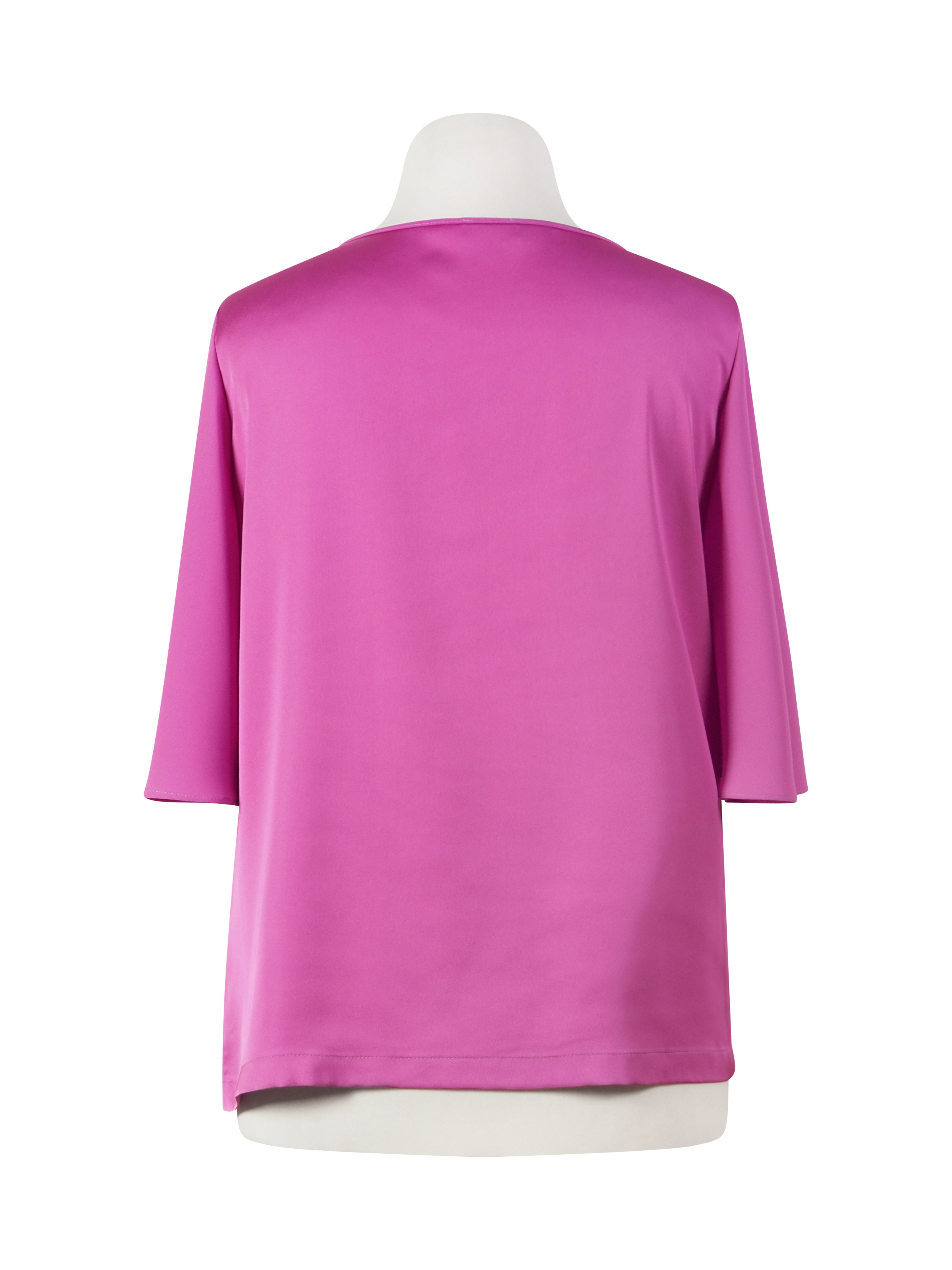 HERMANN LANGE Collection Blusenshirt mit Glitzerdetail und Cut-Out am Ausschnitt