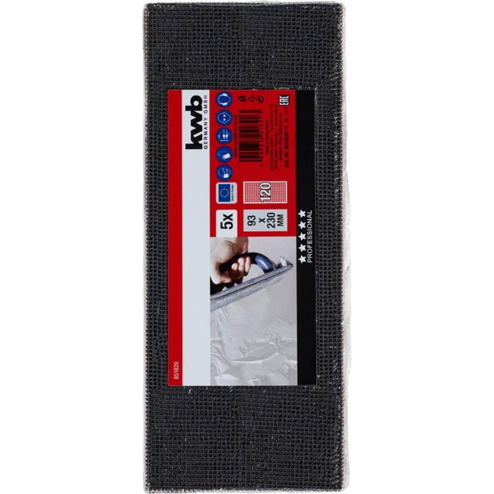 Thumbnail - kwb Schleifpapier Gitterleinen Schleif-Papier Schleifgitter-Scheibe