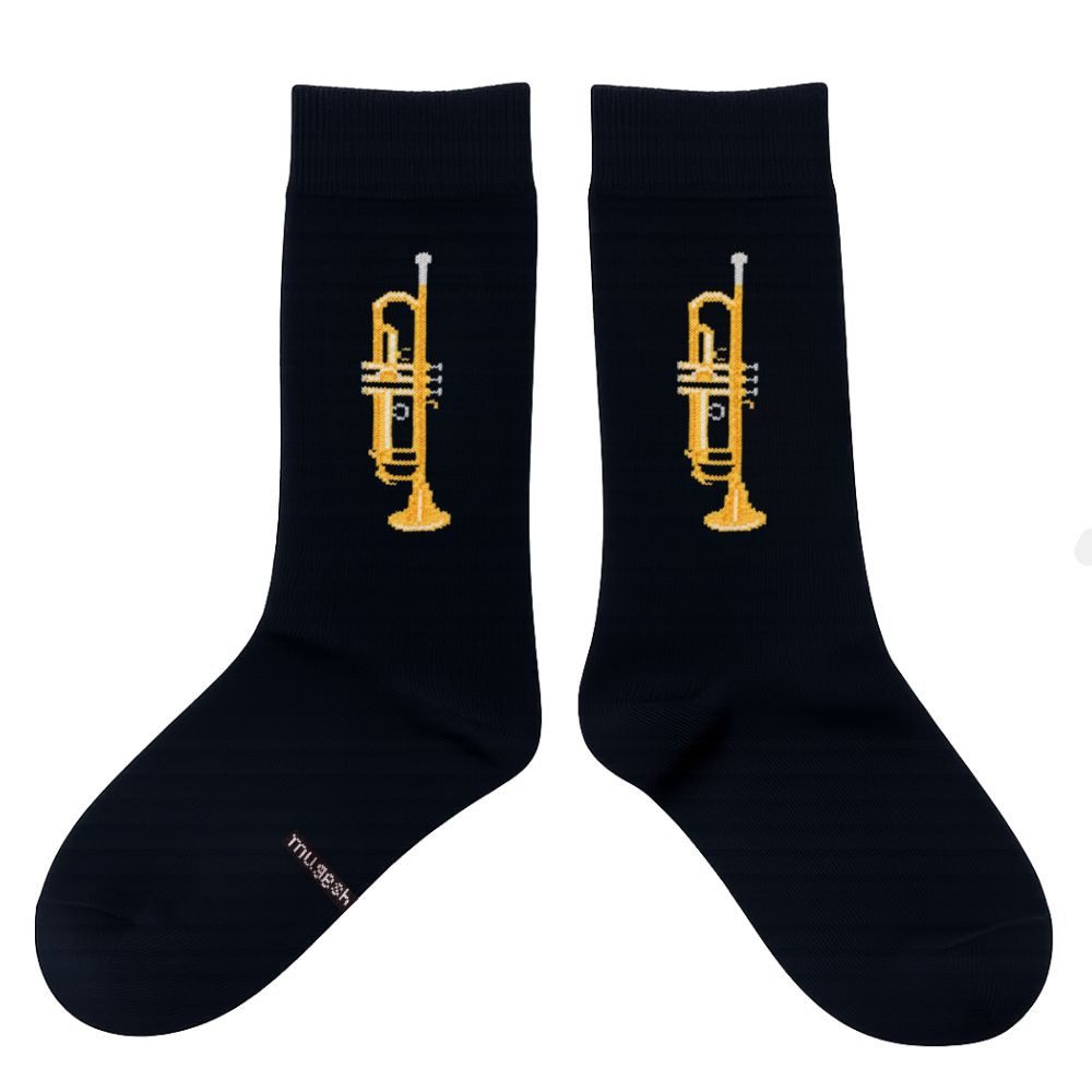 mugesh Freizeitsocken Musik Socken Trompete für Musiker – Bild 4 von 5