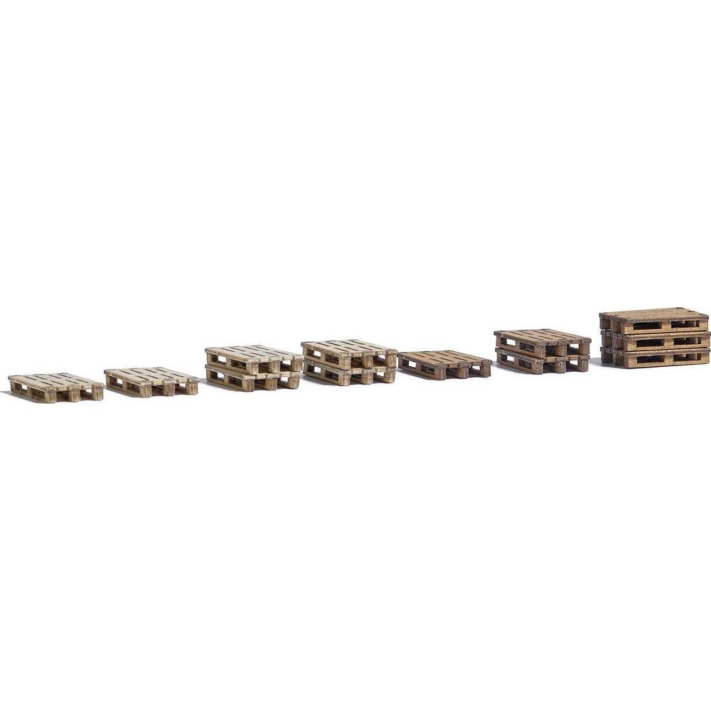 Modelleisenbahn-Fertiggelände H0 12 Paletten