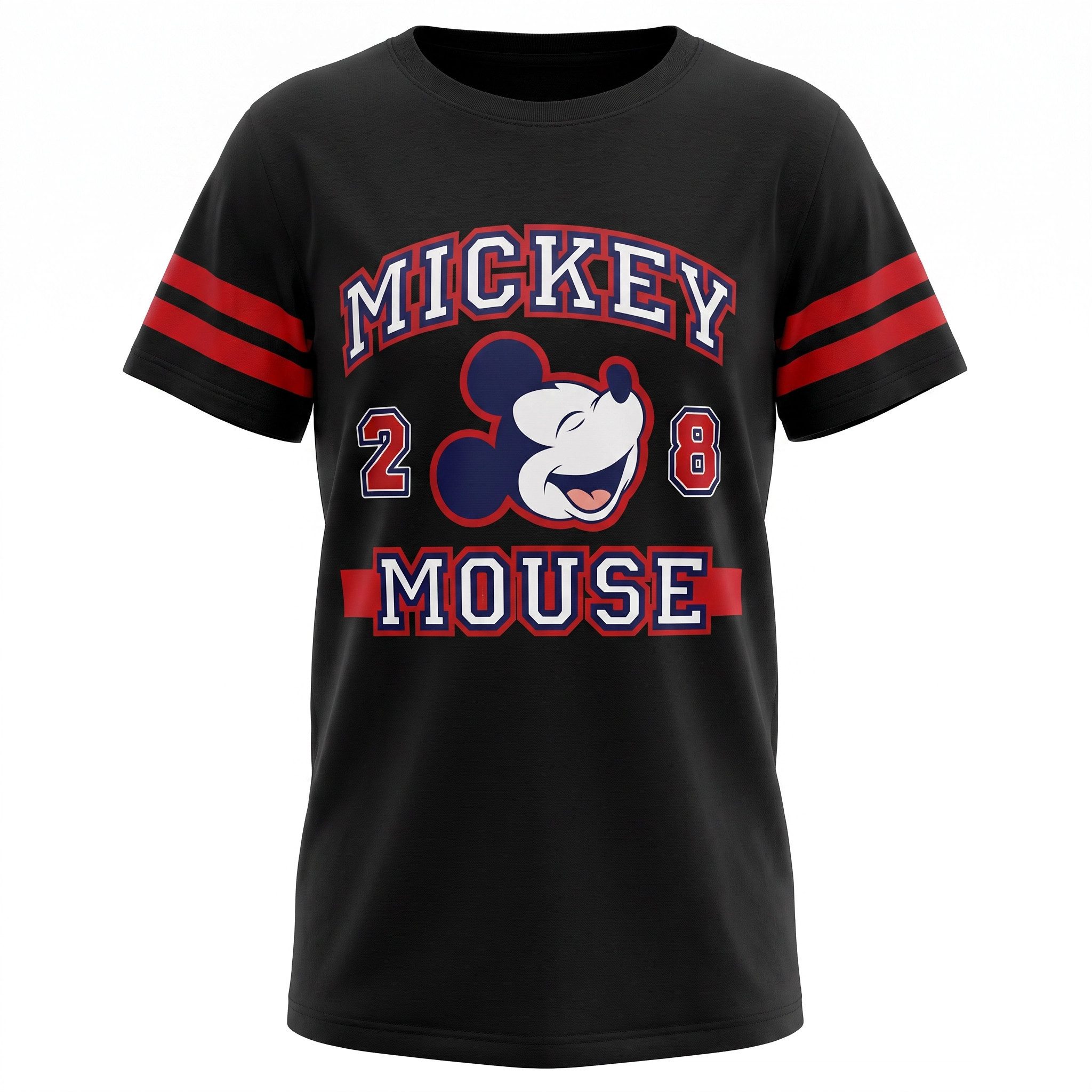 Disney Schlafanzug Disney Mickey Maus Damen kurzarm Schlafshirt Nachthemd XS-M Gr. Xs bis M