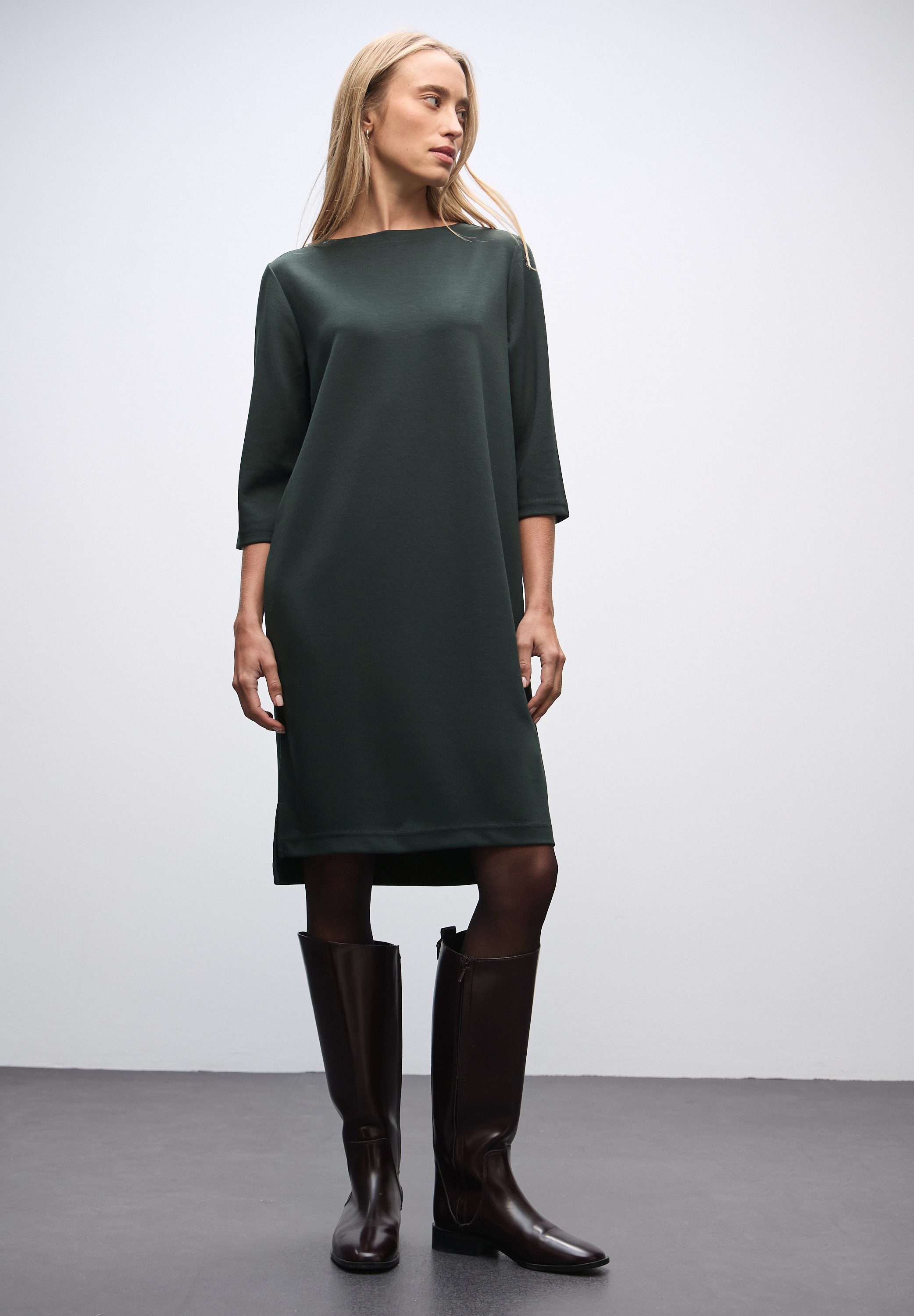 STREET ONE Sweatkleid knielang