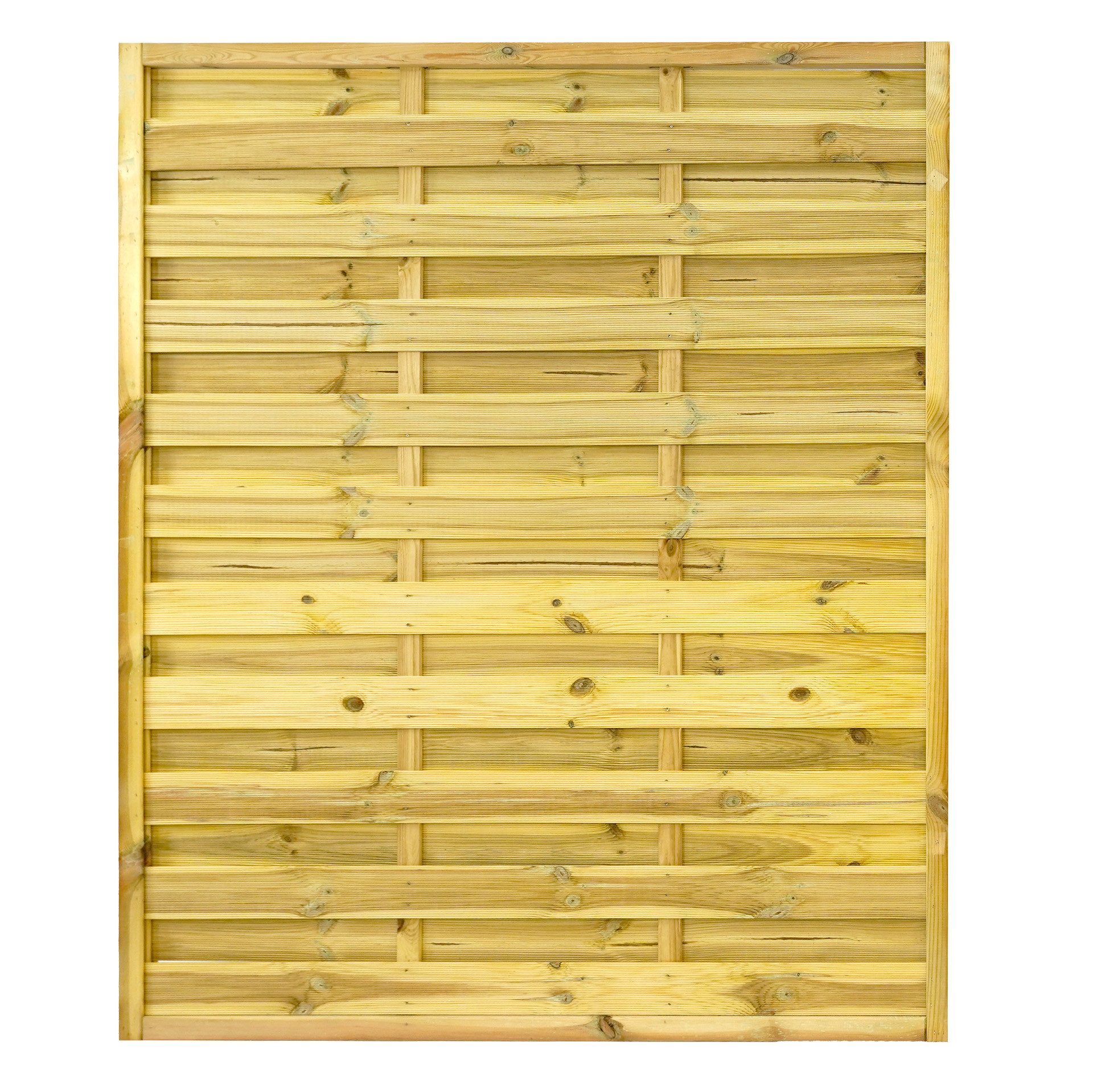 GartenLand Zaun Sichtschutzzaun Vario gerade Kiefernholz – Kesseldruckimprägniert, (Set, Ohne Pfosten)