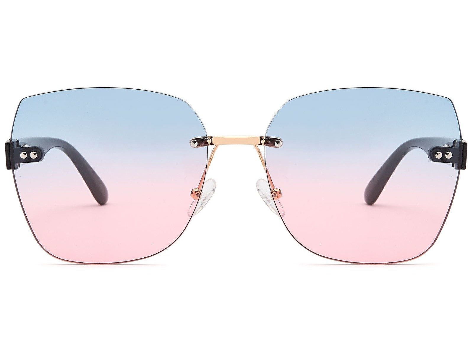 styleBREAKER Sonnenbrille Rahmenlose Rechteckige Sonnenbrille (1-St) Gradient