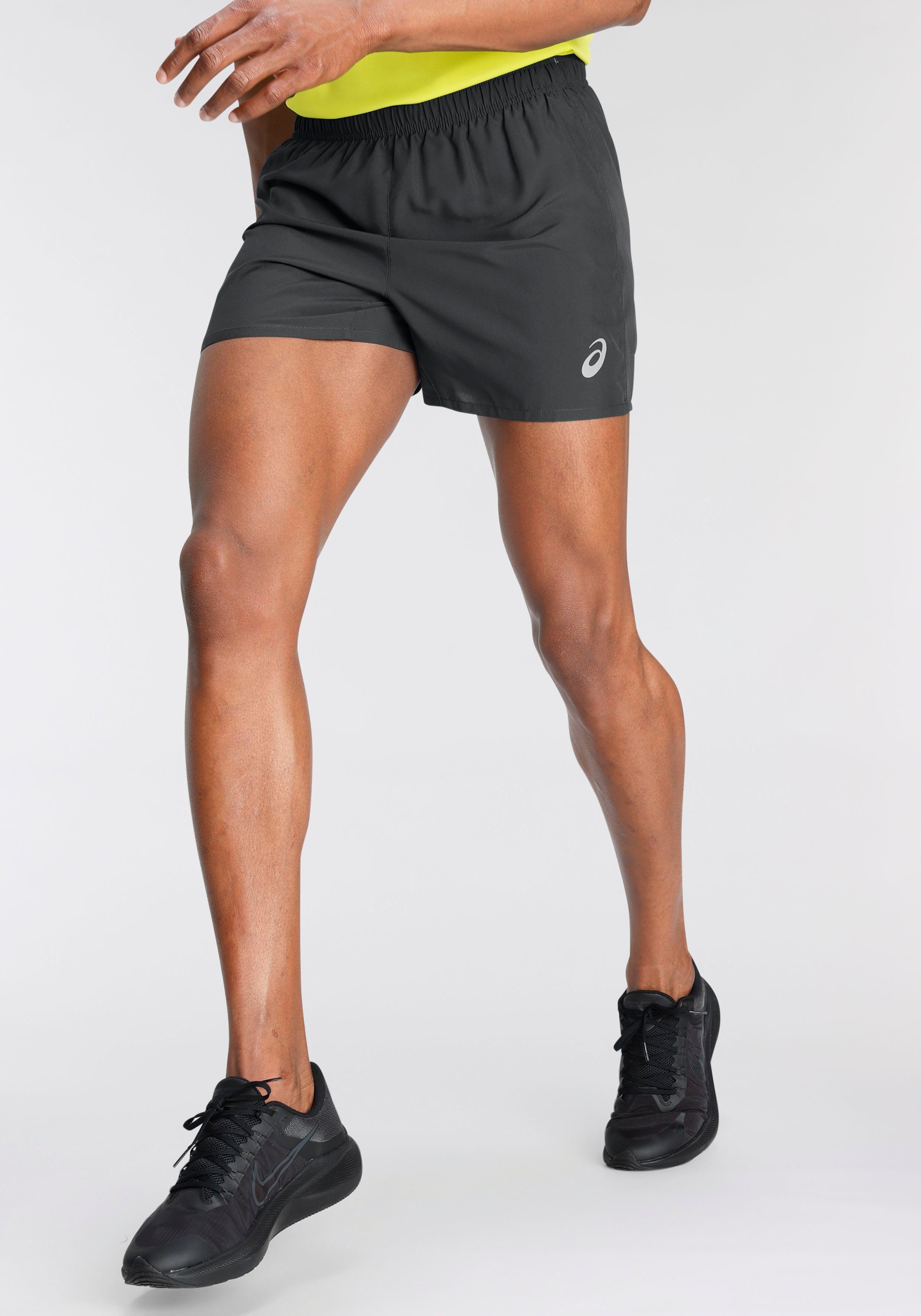 Asics 5IN anthrazit CORE SHORT Laufshorts