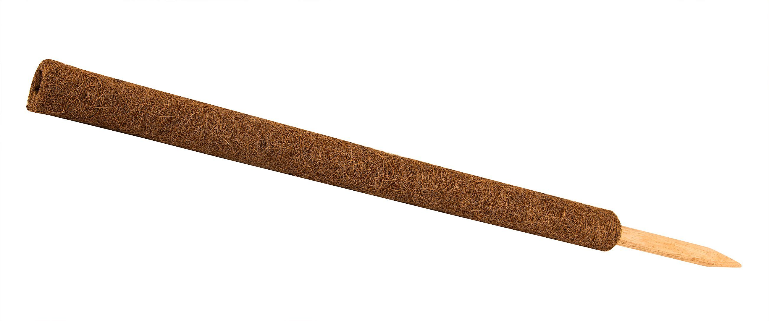 BigDean Ranksäule Pflanzstab aus Kokos - Rankstab Rankhilfe Set, 1 St., Rankstäbe, Verlängerbar, Kombinierbar, Natürlich
