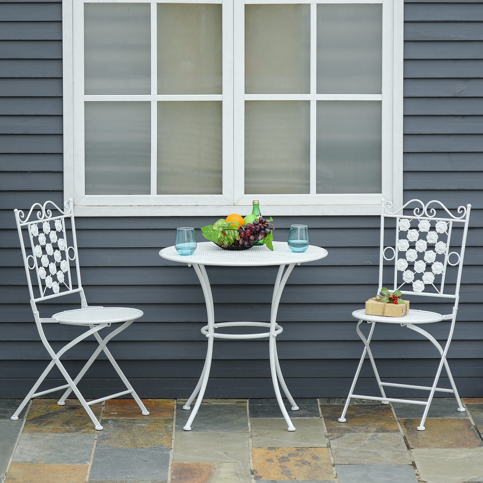 Outsunny Balkonset Gartenmöbel-Set