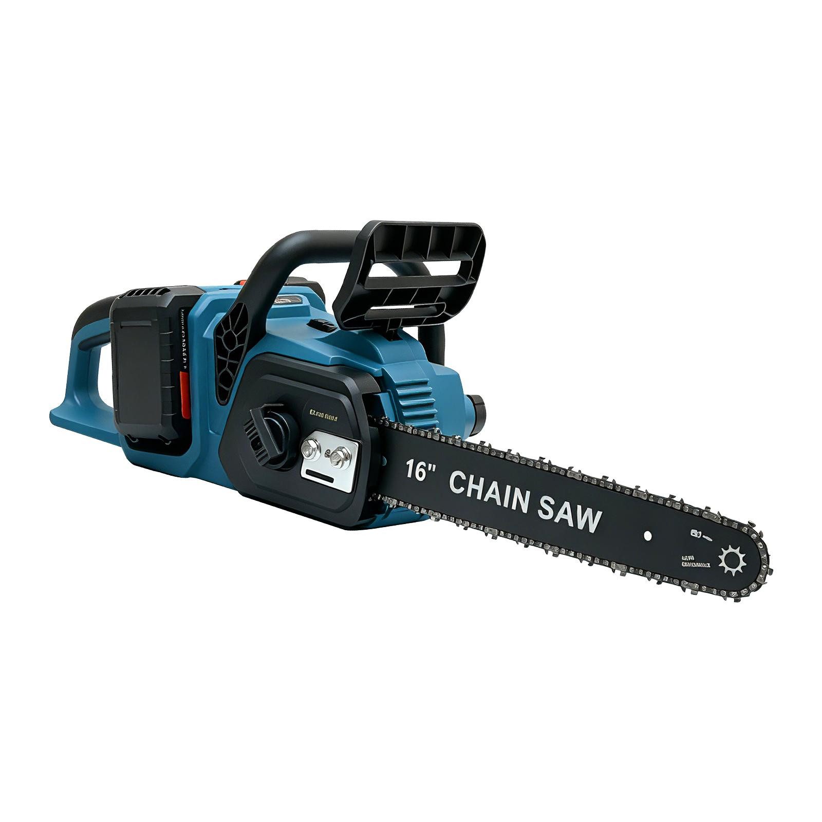 BBWL Akku-Kettensäge 16 Zoll, 2000W, bürstenloser Motor, 3800 U/min, kabellose Kettensäge mit 2 Akkus für Forst & Garten