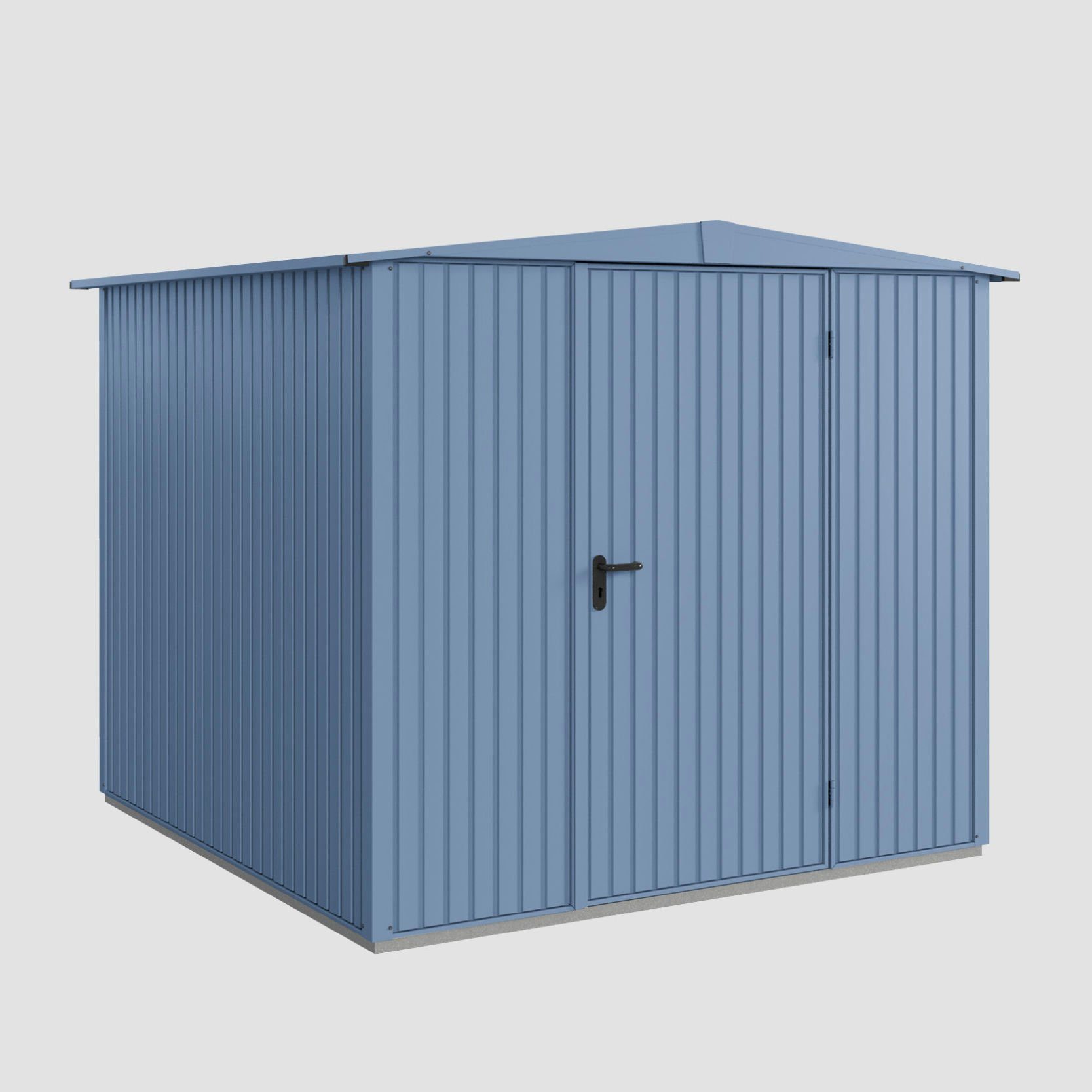 Hörmann Ecostar Gerätehaus Gerätehaus Trend mit Satteldach (259 x 248 cm), Metall
