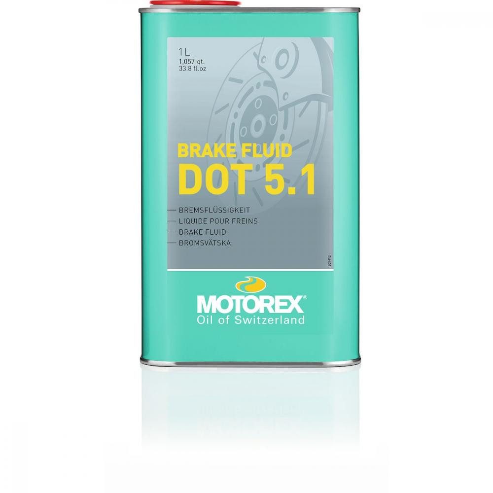 Motorex Fahrradöl Motorex Brake Fluid DOT 5.1 1 Liter - Hochleistungs-Bremsflüssigkeit f