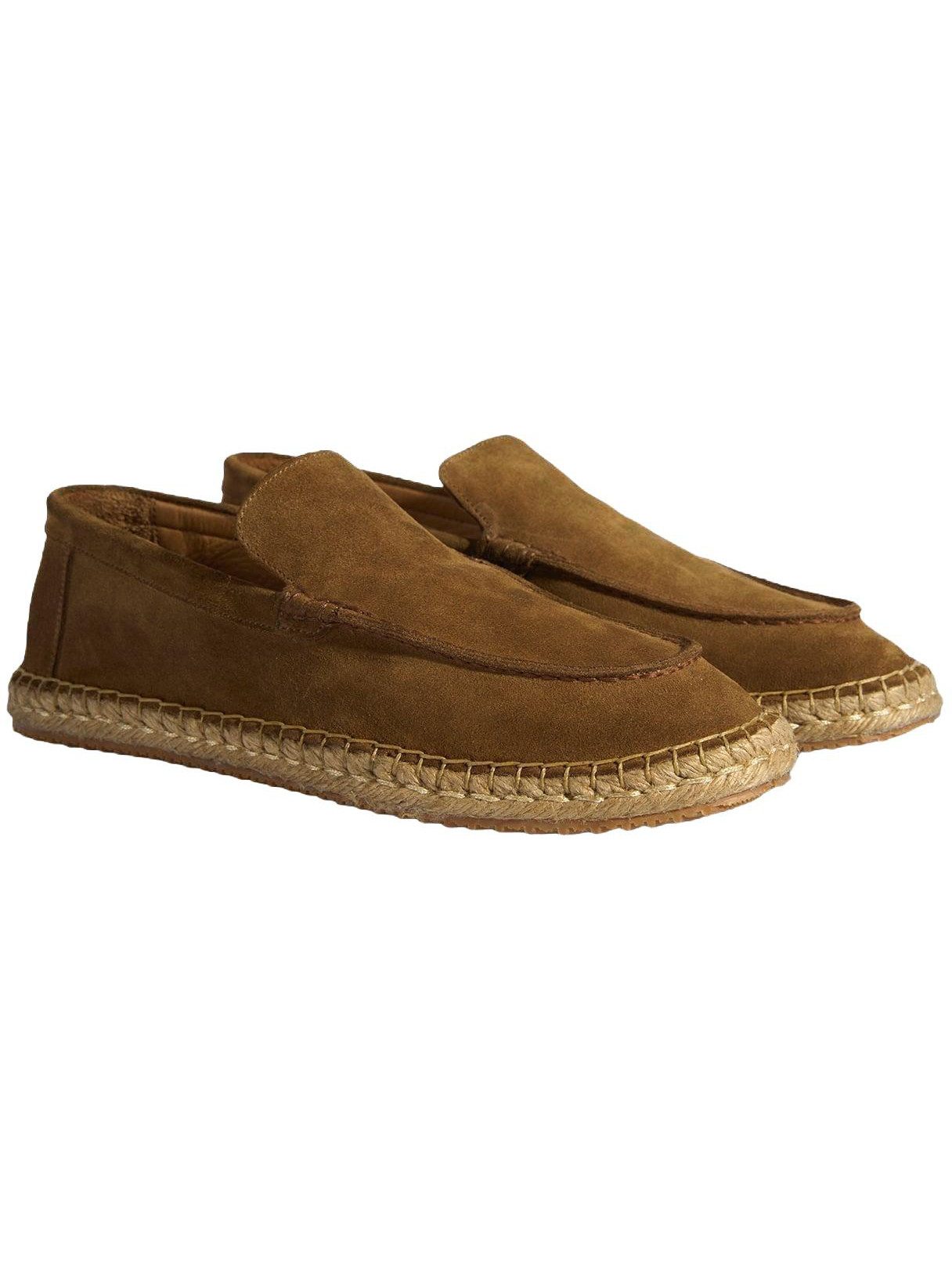 Herren-Slipper – Obermaterial aus Wildleder, Lederfutter, ohne Versch Loafer