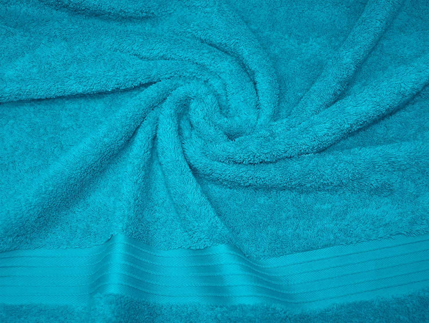 Strandhandtuch Aquamarin Liegen Lashuma Blau cm Handtuch Linz, 100x150 zum (1-St), Frottee Blaues