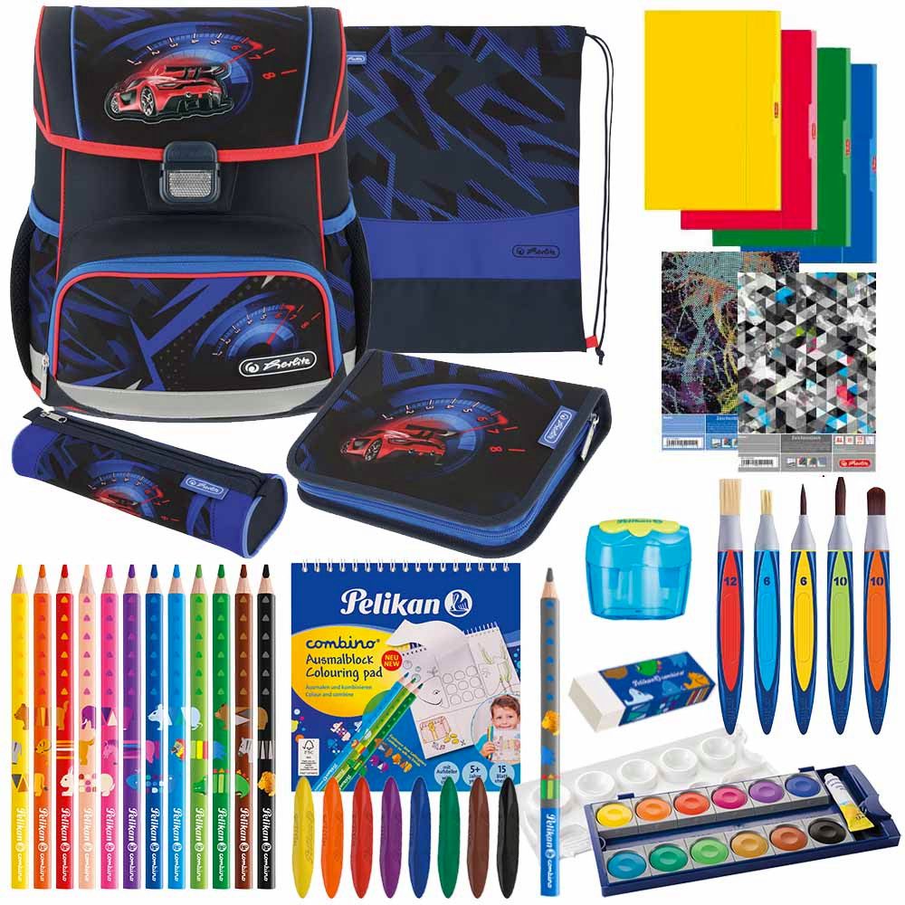 Schulranzen Set Loop Plus 14-teilig Premium 2025 Jungen High Speed