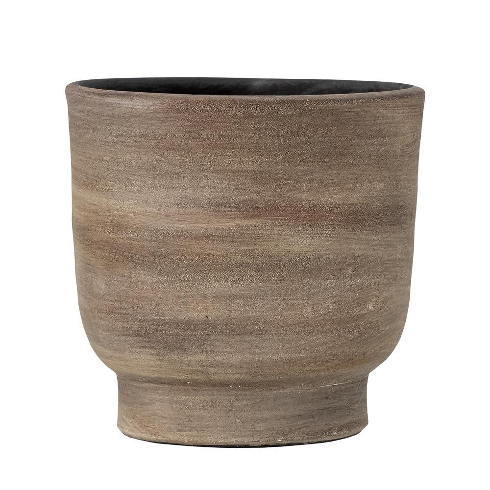 Bloomingville Blumentopf Venca Braun, Terrakotta, Deko-Blumentopf, 16 cm, Rustikales Design