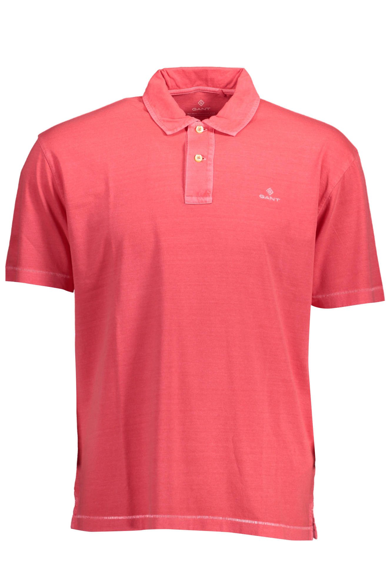 Gant Poloshirt Herren Poloshirt Rosa Kurzarm mit Stickerei und