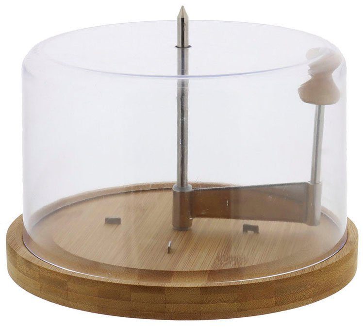 KESPER® Käsehobel Schokoladenhobel, Bambus, (1-St), mit Haube