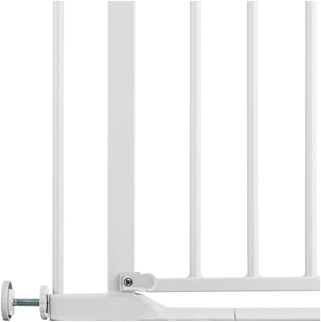 Hauck Türschutzgitter Clear Step Set 2 inklusive Verlängerung 9 cm, White, günstig online kaufen