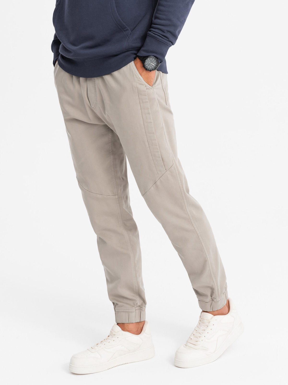 OMBRE Jogger Pants Herrenstrick-Jogginghose günstig online kaufen