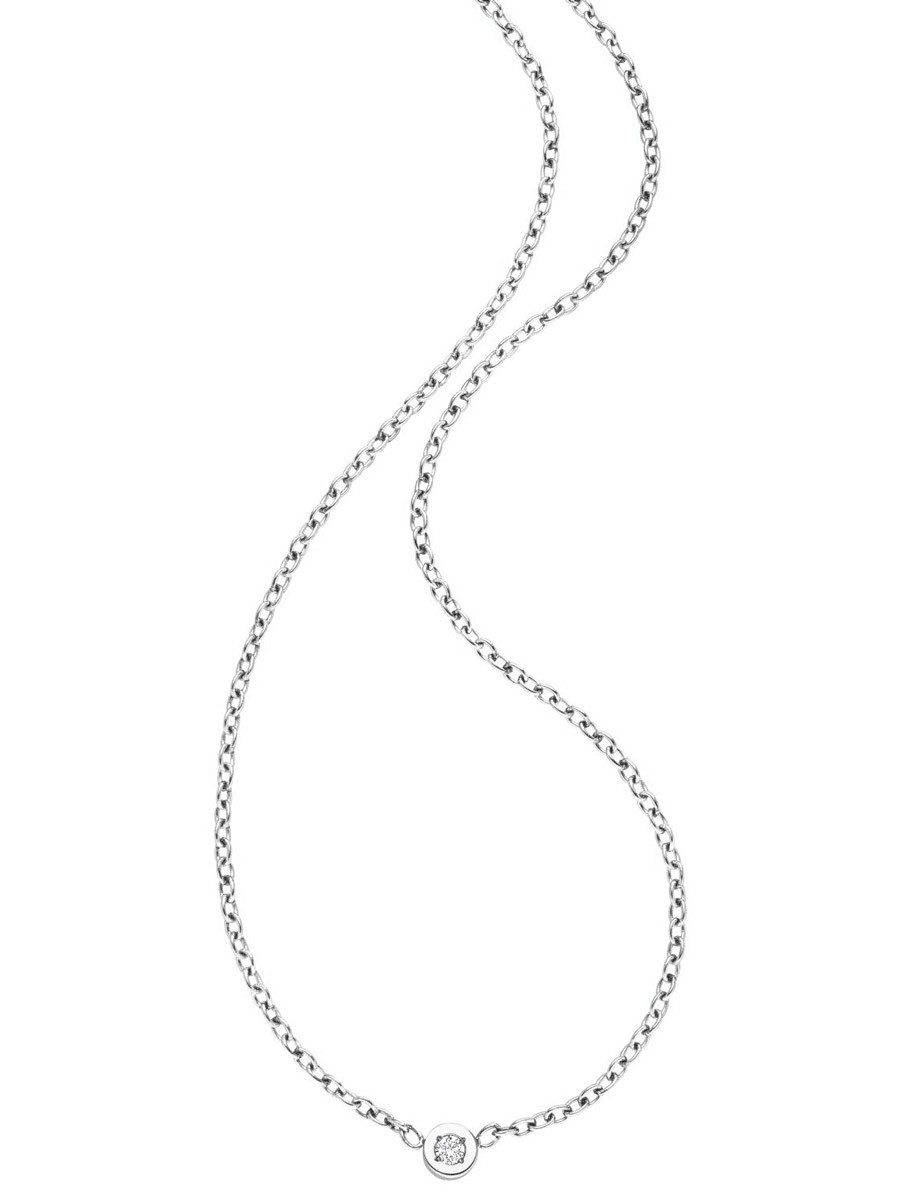 Boccia Kette mit Anhänger 08069-01, für Damen-Collier Titan mit Diamant
