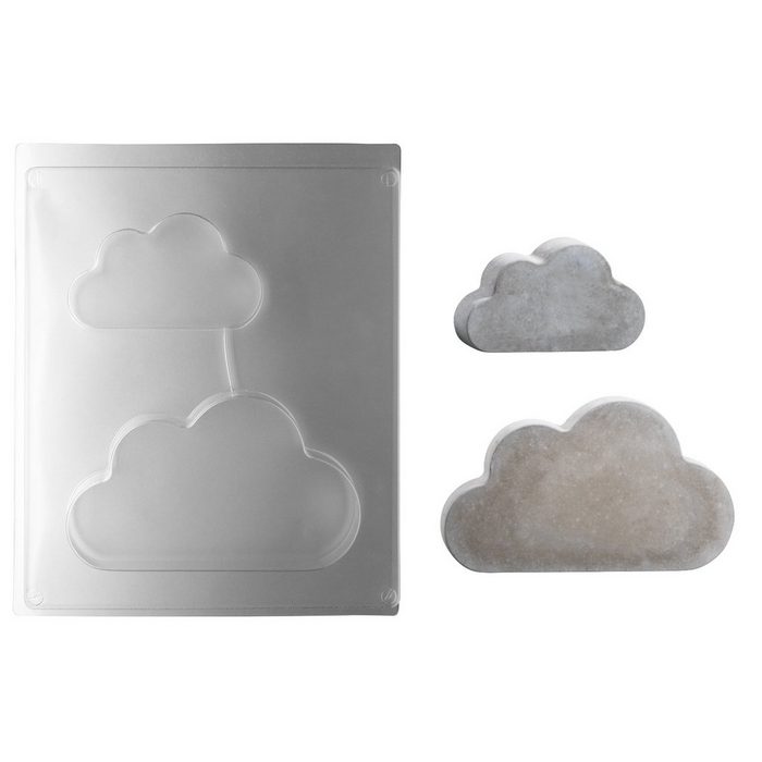 Rayher Modellierwerkzeug Gießform Wolken 2 Formen