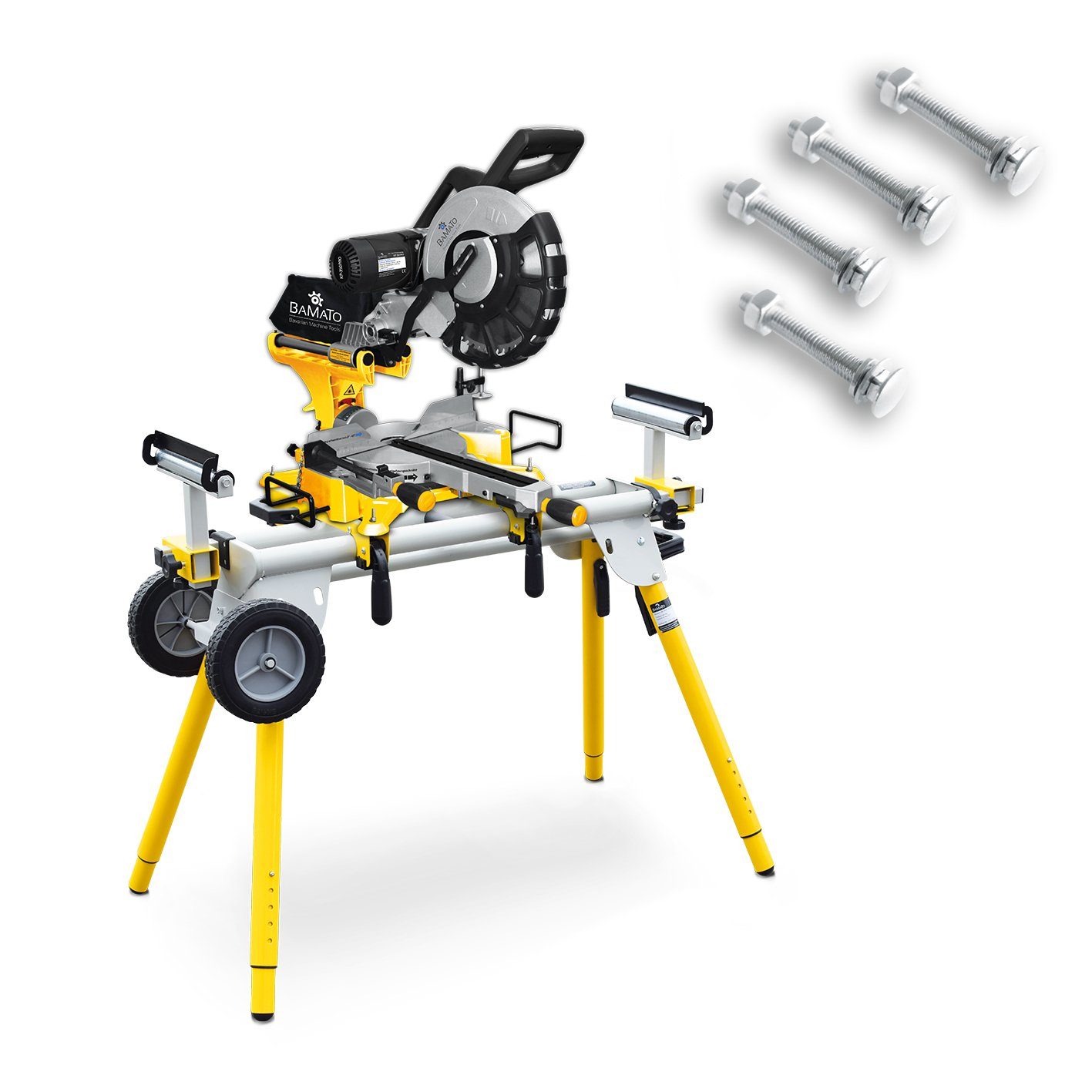 BAMATO Zug-, Kapp- und Gehrungssäge KP-350PRO und Maschinenständer KST-1950 günstig online kaufen