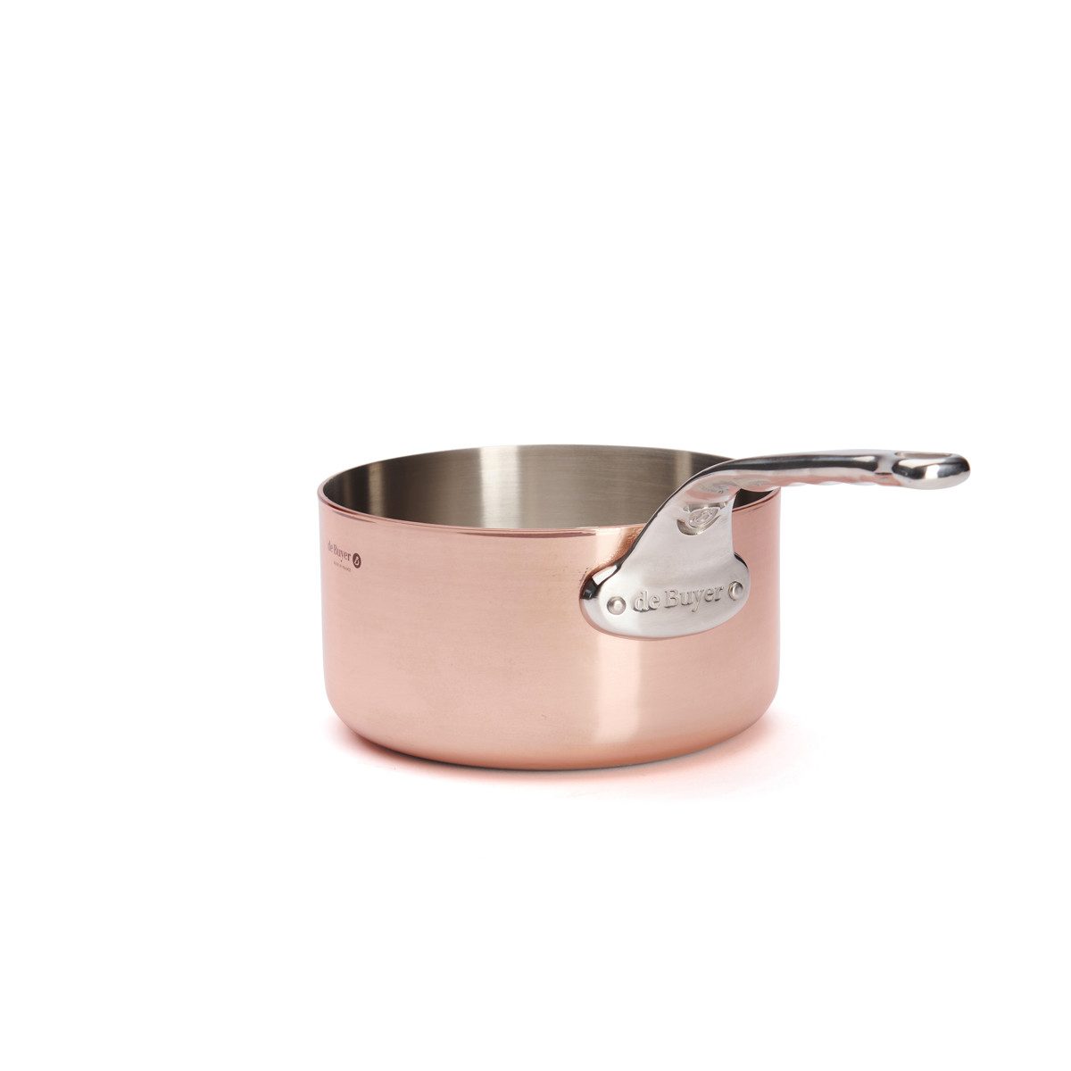 de Buyer Kasserolle Prima Matera, Kupfer-Stiel 18 cm / 2,5 L induktionsgeeignet -
