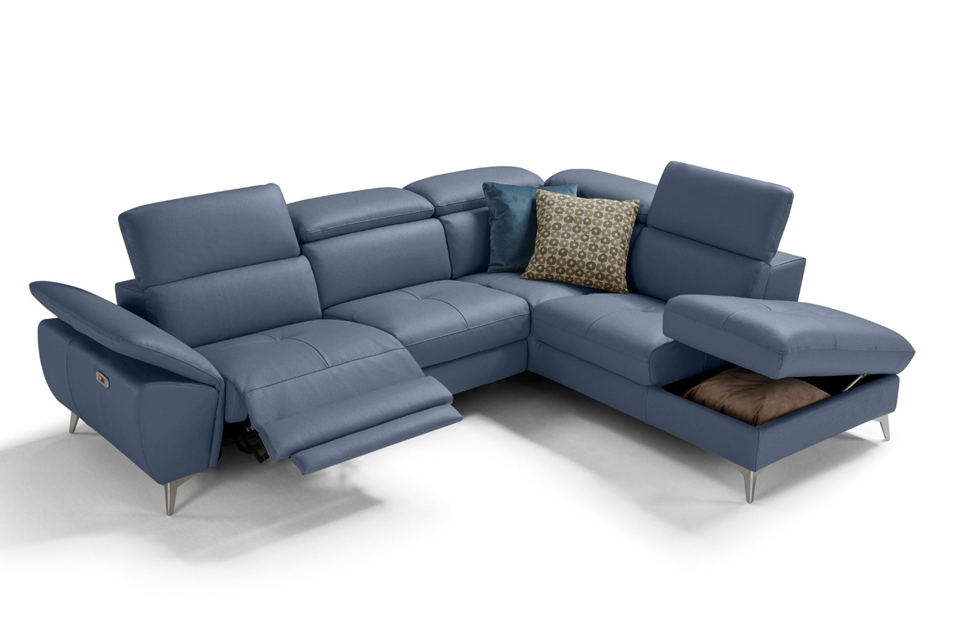 moebeloutlet.de Ecksofa Zürich Ledersofa, mit Relaxfunktion günstig online kaufen