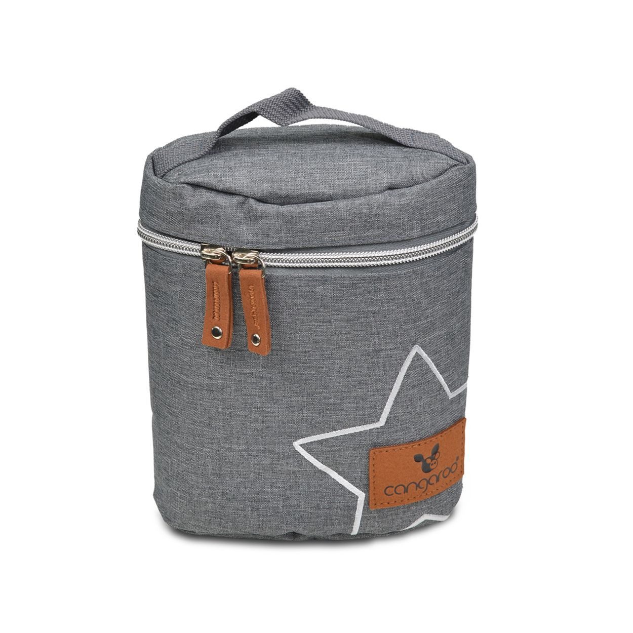 Cangaroo Wickeltasche Thermotasche Charlie Thermobox (1-tlg), Thermoskanne, Auslaufsicher, Teesieb, Edelstahl