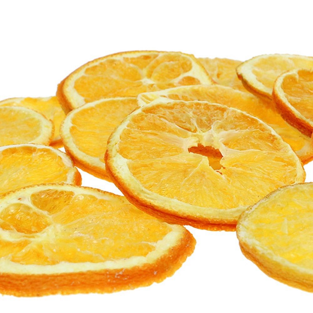 Trockenblume Orangenscheiben 500g Natur Deko Weihnachten, Florists Products, Höhe 0.5 cm