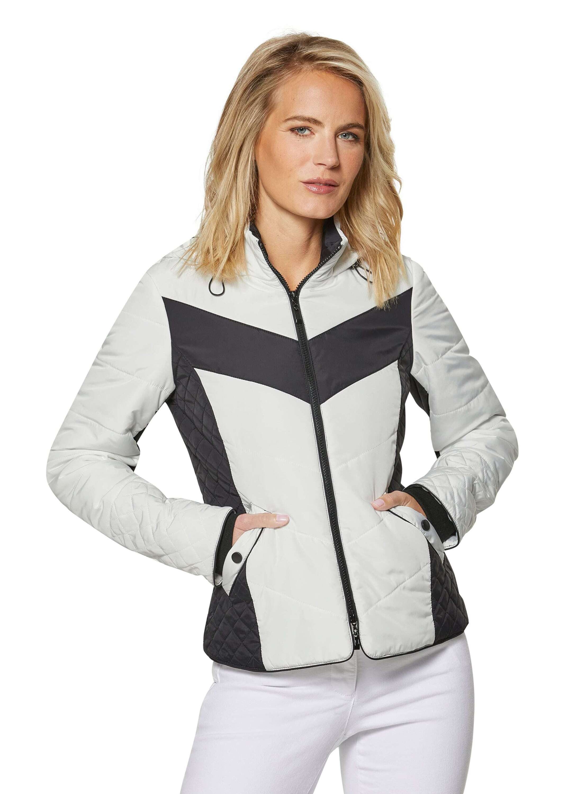 MADELEINE Outdoorjacke Steppjacke im Kontrast-Look