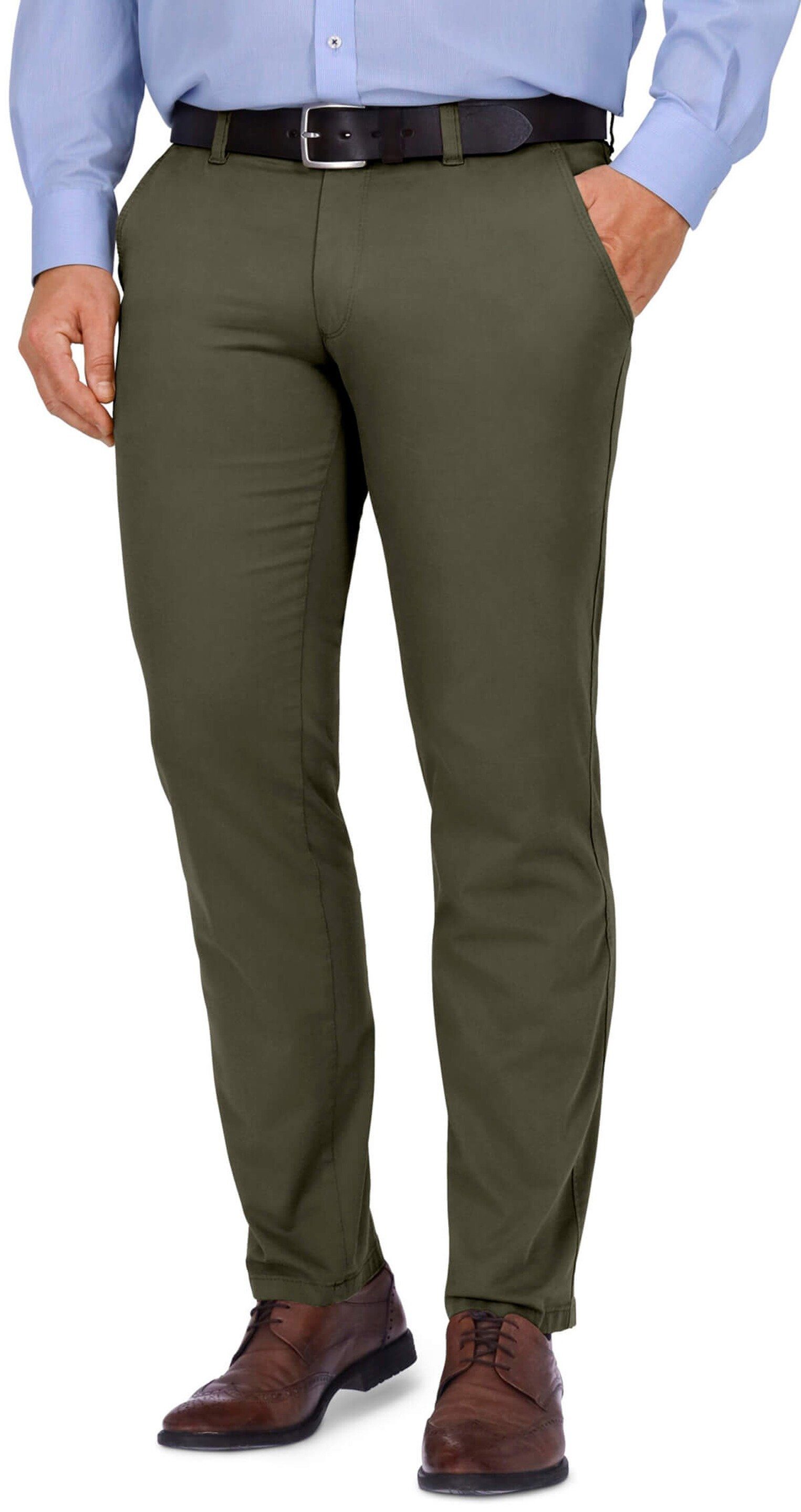 Stoffhose Jim oliv